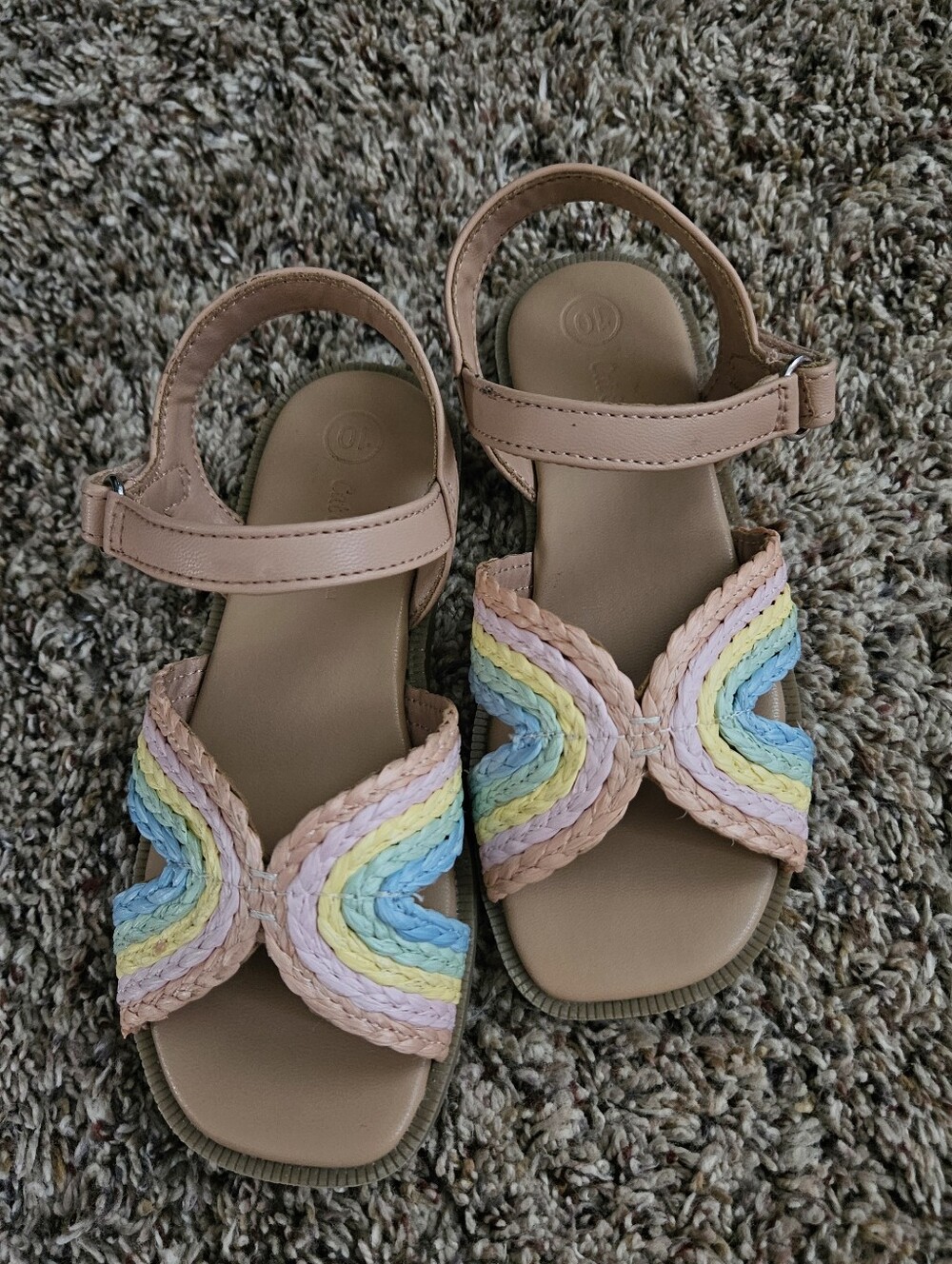 Cat & Jack Girls Size 10T Sandals